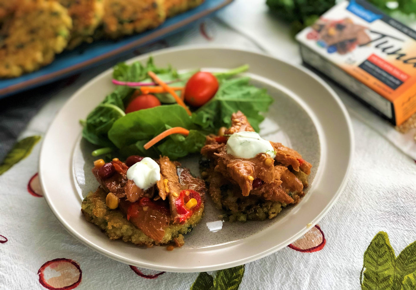 FinerFin Tuna Mexicana Salad Quinoa Patties